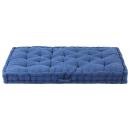 Palettenkissen Baumwolle 120×80×10 cm Hellblau