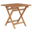 Gartentisch Klappbar 45x45x45 cm Massivholz Teak
