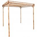 Pergola Bambus 170×170×220 cm 
