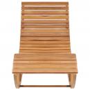 Schaukelliege Massivholz Teak