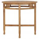 Esstisch Ø 80 cm Massivholz Teak
