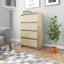 Sideboard Sonoma-Eiche 60x35x98,5 cm Holzwerkstoff