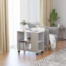 Beistelltisch Grau 70x35x55 cm Holzwerkstoff