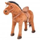 Plüschtier Pferd Stehend Plüsch Braun