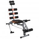 Bauchtrainer in L-Form mit Elastischen Bändern