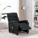 Massagesessel Dunkelgrau Stoff