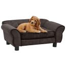 Hundesofa Braun 72x45x30 cm Plüsch 