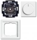 Busch-Jaeger 6523 UJ-84-102 Drehdimmer LED Komplettset, future linear, studioweiß glänzend (2CKA006512A0350)
