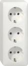Gira 078913 SCHUKO Dreifachsteckdose 16 A 250 V~, Aufputz Programm, reinweiß glänzend
