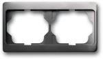 Busch-Jaeger 1722 KA-20 Abdeckrahmen, 2-fach, waagerecht, Busch alpha exclusive, platin