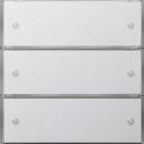 Gira 2033112 Tastsensor 3 Komfort 3fach, System Flächenschalter, Reinweiß glänzend