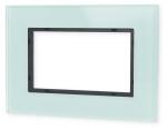 Abdeckrahmen 1,5fach, Glas Mint, System 55 Esprit, Gira 100118