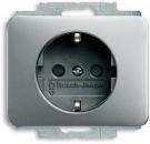 Busch-Jaeger 20 EUCKS-266 SCHUKO Steckdosen-Einsatz Safety+, Alpha, titan (2CKA002013A5253)