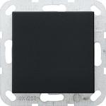 Gira 0268005 Blindabdeckung mit Tragring, System 55, schwarz matt