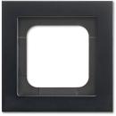 Busch-Jaeger 1721-275 Abdeckrahmen, Axcent, 1-fach Rahmen, schwarz matt (2CKA001754A4703)