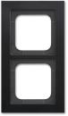 Busch-Jaeger 1722-275 Abdeckrahmen, Axcent, 2-fach Rahmen, schwarz matt (2CKA001754A4704)
