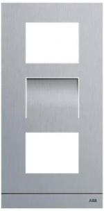 ARDEBO.de Busch-Jaeger 41383CF-S-03 Busch-Welcome® IP: Frontplatte Video 1/3, Edelstahl (2TMA130160X0026)