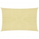 Sonnensegel 160 g/m² Beige 3x4,5 m HDPE  