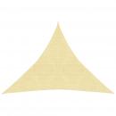Sonnensegel 160 g/m² Beige 3x3x3 m HDPE  