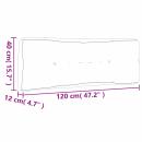 Palettenkissen Anthrazit 120x40x12 cm Stoff