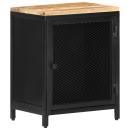 Nachttisch 40x30x53 cm Raues Mango-Massivholz