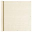 Balkon Sichtschutz Creme 120x300 cm HDPE 