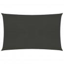 Sonnensegel 160 g/m² Anthrazit 3x4,5 m HDPE 