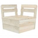Modulares Palettensofa Eckteil Imprägniertes Fichtenholz