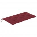 Gartenbank-Auflage Weinrot 100x50x7 cm Oxford-Gewebe
