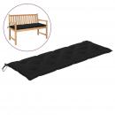 Gartenbank-Auflage Schwarz 150x50x7 cm Oxford-Gewebe