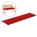 Gartenbank-Auflage Rot 200x50x7 cm Oxford-Gewebe