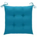 Stuhlkissen 2 Stk. Hellblau 50x50x7 cm Oxford-Gewebe