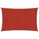 Sonnensegel 160 g/m² Rot 3,5x5 m HDPE