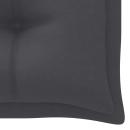Gartenbank-Auflage Anthrazit 200x50x7 cm Oxford-Gewebe