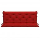 Gartenbank-Auflagen 2 Stk. Rot 150x50x7 cm Oxford-Gewebe