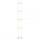 Kinder-Strickleiter Massivholz und PE 30x168 cm 