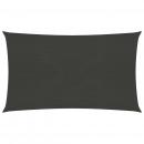 Sonnensegel 160 g/m² Anthrazit 2x5 m HDPE 