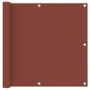 Balkon-Sichtschutz Terrakotta-Rot 90x300 cm Oxford-Gewebe