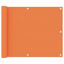 Balkon-Sichtschutz Orange 75x600 cm Oxford-Gewebe
