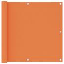 Balkon-Sichtschutz Orange 90x400 cm Oxford-Gewebe