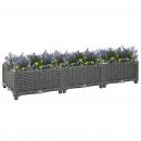 Hochbeet 120x40x23 cm Polypropylen