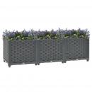 Hochbeet 120x40x38 cm Polypropylen