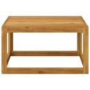 2-tlg. Garten-Sofagarnitur mit Auflage Massivholz Akazie