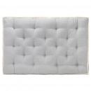 Palettensofa-Kissen Grau 120x80x10 cm