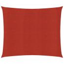 Sonnensegel 160 g/m² Rot 3,6x3,6 m HDPE