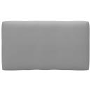 Palettenkissen Grau 70x40x12 cm Stoff