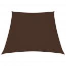 Sonnensegel Oxford-Gewebe Trapezförmig 2/4x3 m Braun