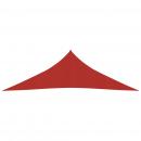 Sonnensegel 160 g/m² Rot 4x4x5,8 m HDPE