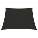 Sonnensegel 160 g/m² Schwarz 3/4x3 m HDPE