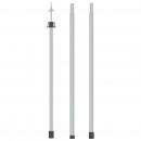 Teleskop-Tarpstange 102-260 cm Aluminium